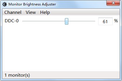 Windows 显示器亮度调节单文件版